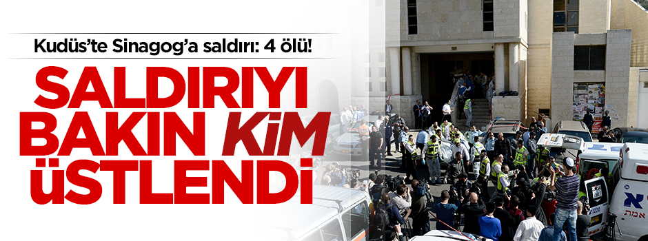 Kudüs'te sinagoga saldırı