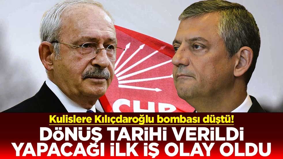Kulislere Kılıçdaroğlu bombası düştü! Dönüş tarihini verildi, yapacağı ilk iş olay oldu