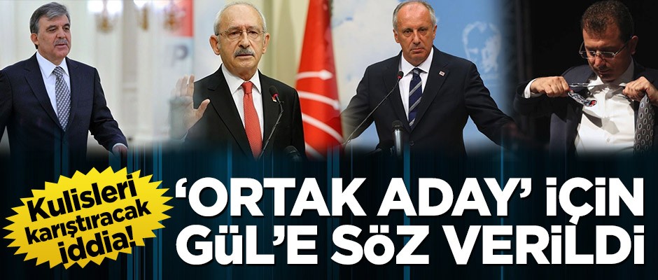Kulisleri karıştıracak iddia! ‘Ortak cumhurbaşkanı adayı’ için Gül’e söz verildi