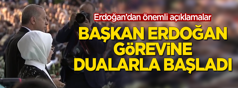 Külliye'de tarihi tören! Erdoğan'dan önemli mesajlar