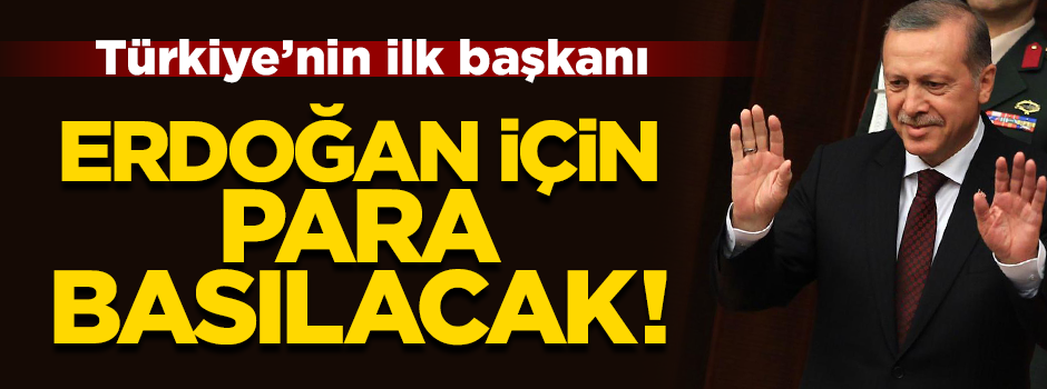 Külliye'deki törene katılan davetlilere Erdoğan için basılan para dağıtılacak