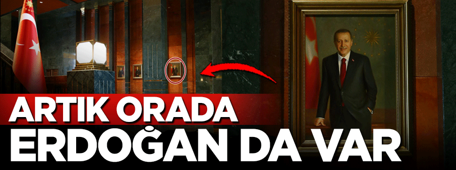 Külliye'ye Cumhurbaşkanı Erdoğan'ın portresi de eklendi