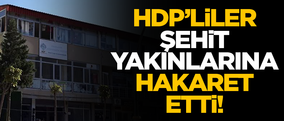 Kulp'ta HDP'lilerin şehit yakınlarına hakareti gerginliğe neden oldu