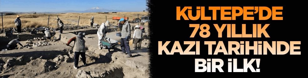 Kültepe’de 78 yıllık kazı tarihinde bir ilk! 2 bin yılı aşkın geçmişe sahip mozaik döşemeli yapı gün yüzüne çıkarıldı