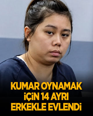 Kumar oynamak için 14 ayrı erkekle evlendi