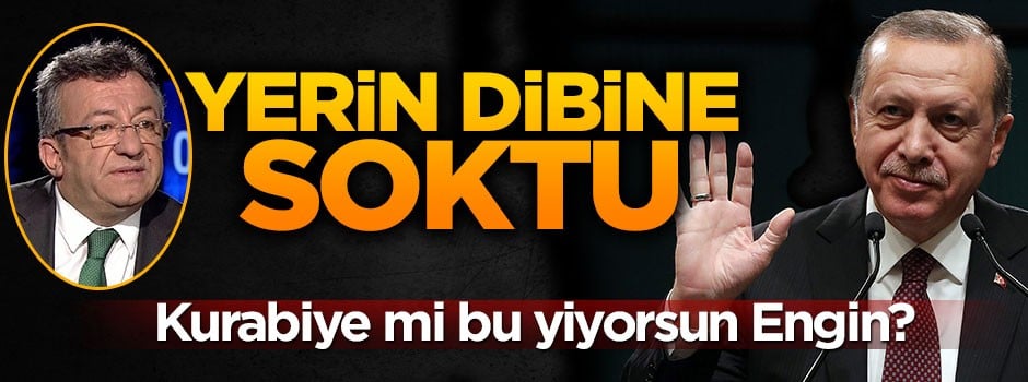 'Kurabiye mi bu, yiyorsun Engin?'