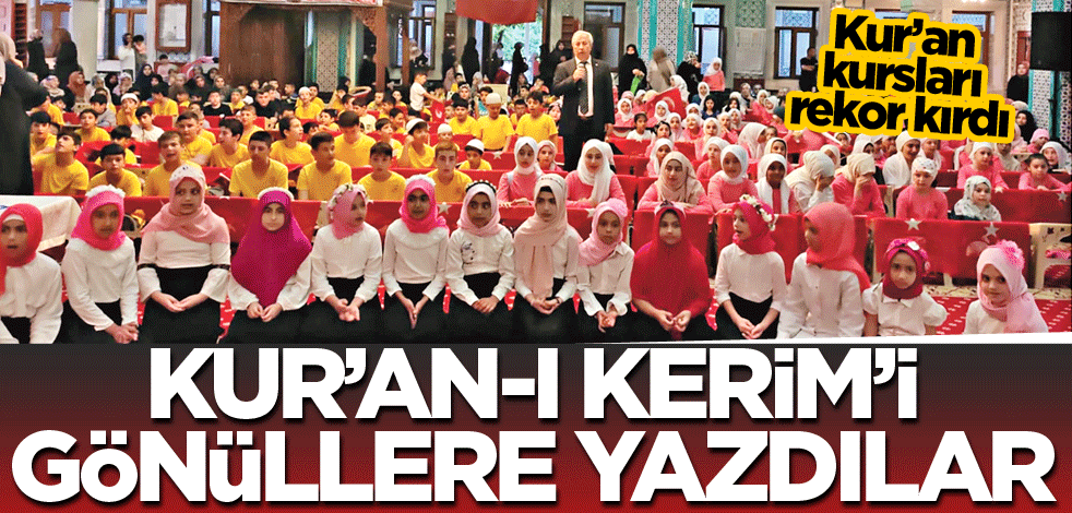 Kur’an bülbülleri bu yazı da rekorla bitirdi