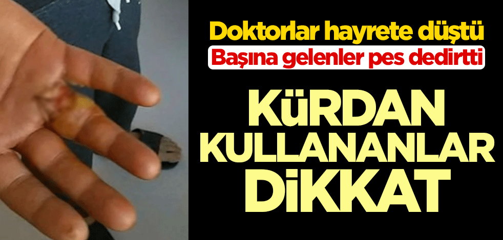 Kürdan kullananlar dikkat! Doktorlar hayrete düştü, başına gelenler pes dedirtti