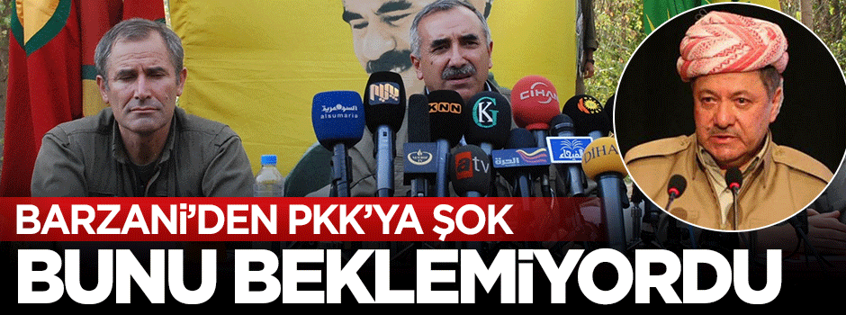 Kürdistan Demokrat Partisi'nden PKK'ya kötü haber