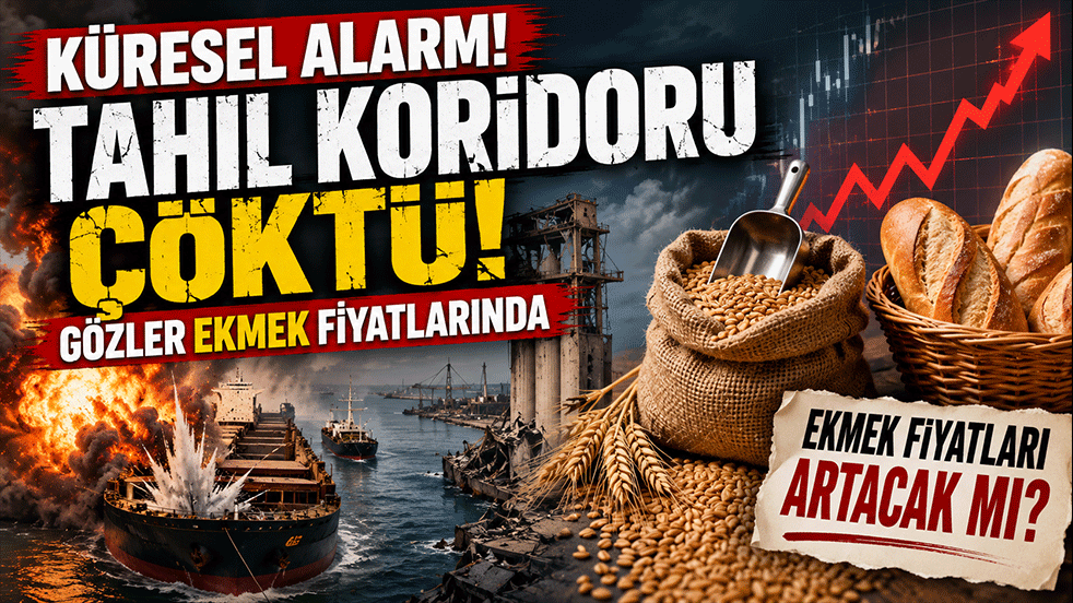 Küresel alarm! Tahıl koridoru çöktü, gözler ekmek fiyatlarında