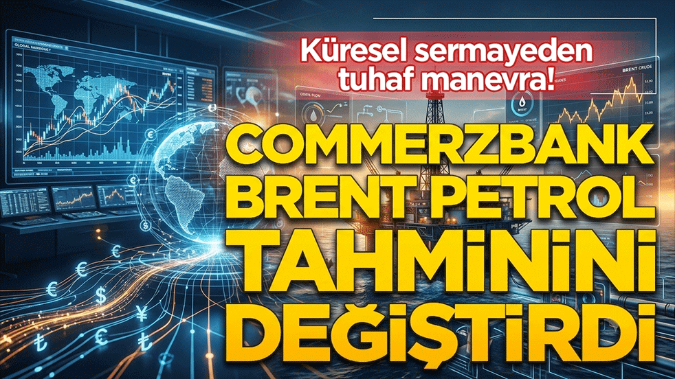 Küresel sermayeden manevra! Commerzbank Brent petrol tahminini aşağı çekti!