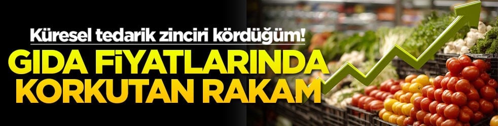 Küresel tedarik zinciri kördüğüm! Gıda fiyatlarında korkutan rakam