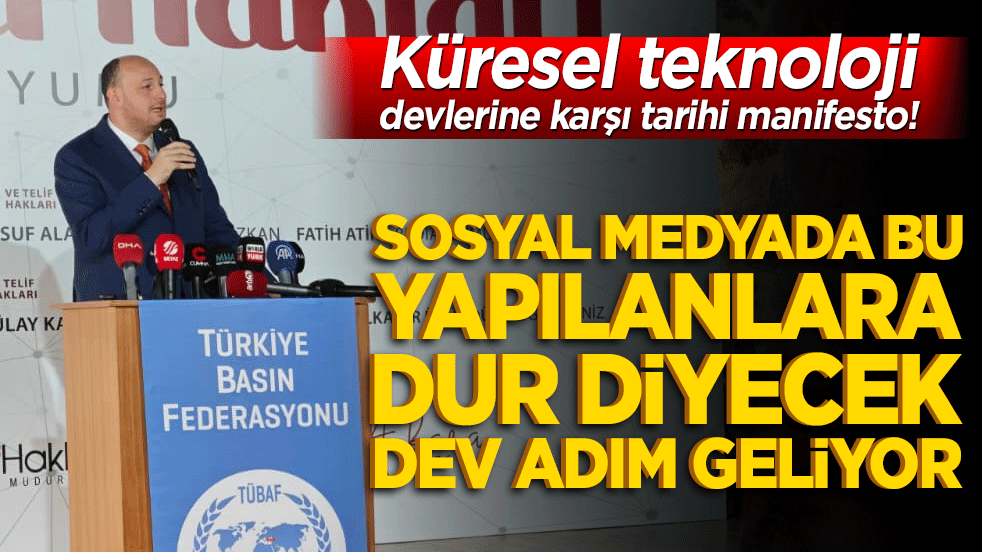 Küresel teknoloji devlerine karşı tarihi manifesto! Sosyal medyada bu yapılanlara dur diyecek dev adım geliyor!
