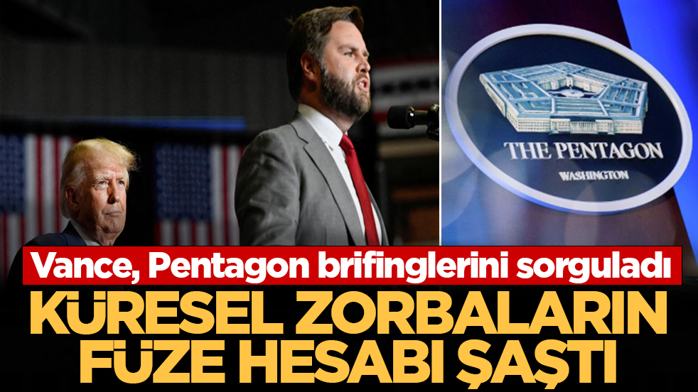 Küresel zorbaların füze hesabı şaştı! Vance, Pentagon'un tekerine çomak soktu