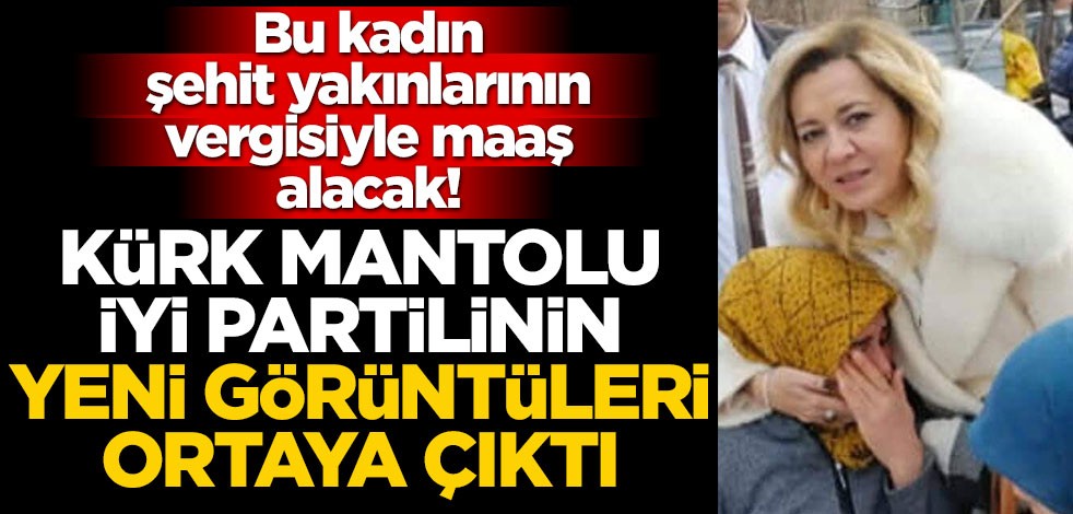 Kürküyle poz veren İYİ Partilinin yeni görüntüleri ortaya çıktı! Sosyal medya ayağa kalktı