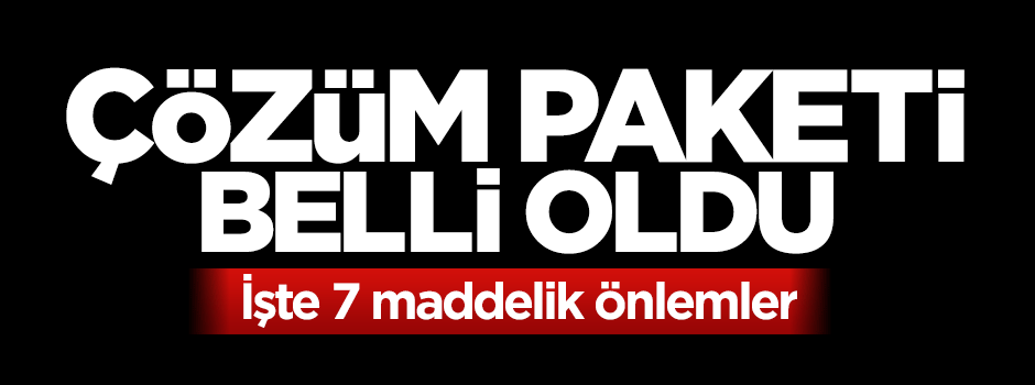 Kürt koridoruna 7 maddelik çözüm paketi