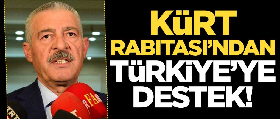 Kürt Rabıtası'ndan Türkiye'ye destek!