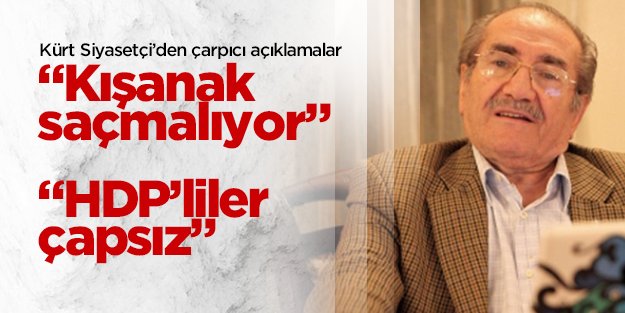 Kürt siyasetçi Yaşar Kaya'dan çarpıcı açıklamalar