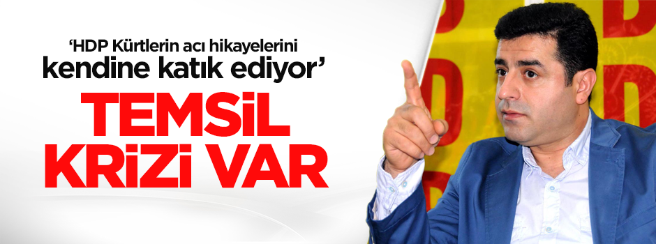 Kürt siyasetinde temsil krizi var