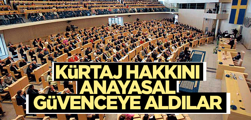 Kürtajı anayasal güvenceye aldılar