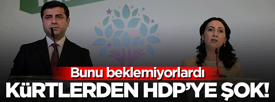 Kürtler HDP'yi istemiyor