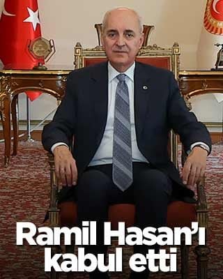 Kurtulmuş, Ramil Hasan'ı kabul etti