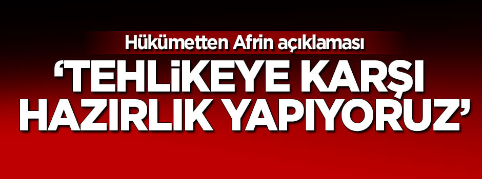 Kurtulmuş'tan Afrin açıklaması