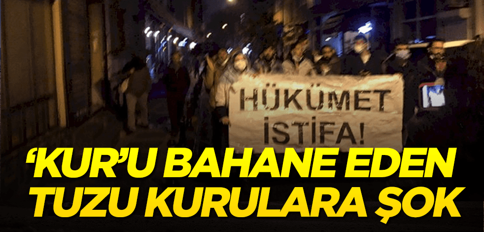 'Kur'u bahane eden tuzu kurulara şok