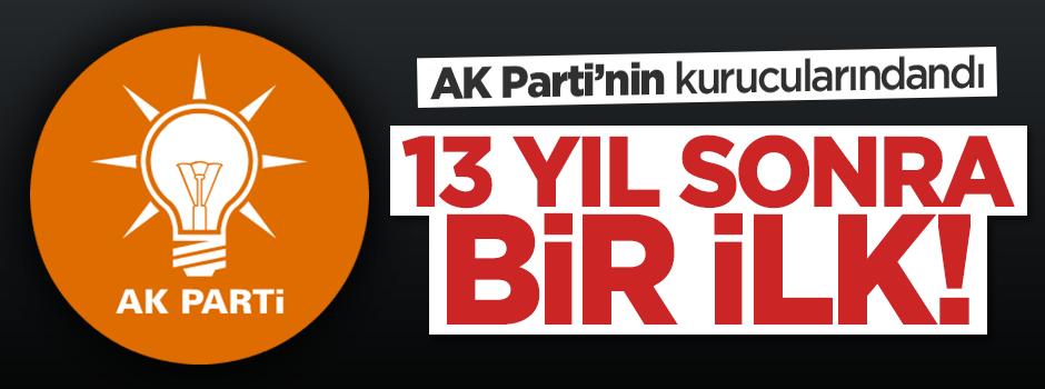 Kurucusu olduğu partiden ilk kez aday oldu