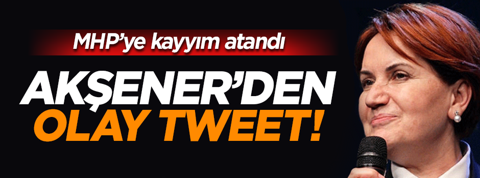 Kurultay kararı sonrası Akşener'den olay tweet!
