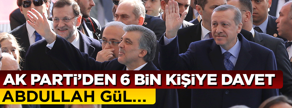 Kuruluşunun 16. yılını kutlayacak olan AK Parti'den 6 bin kişiye davet