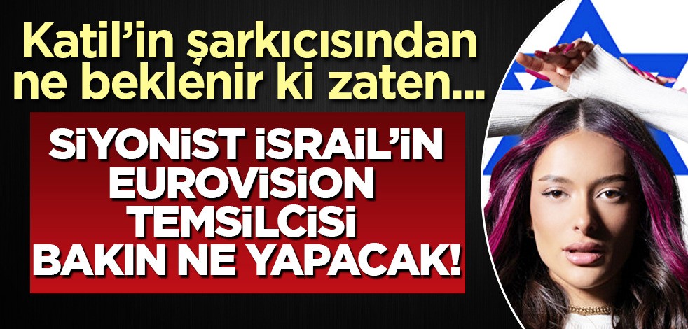Küstah çıkış: Eurovision'da soykırımcı İsrail'i temsil eden şarkıcı askere gidiyor! İsrailli hayrete düşürdü