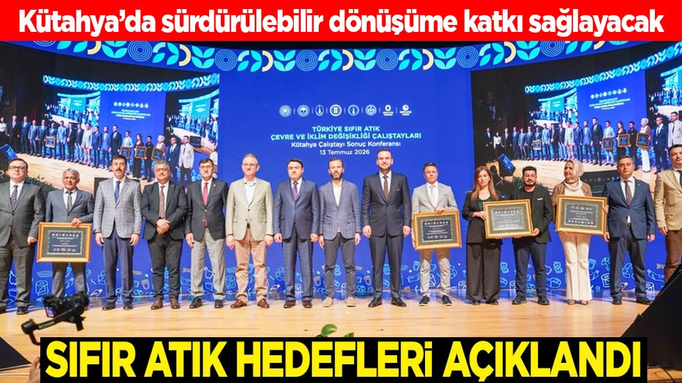 Kütahya’da Sürdürülebilir Dönüşüme Katkı Sağlayacak Sıfır Atık Hedefleri Açıklandı