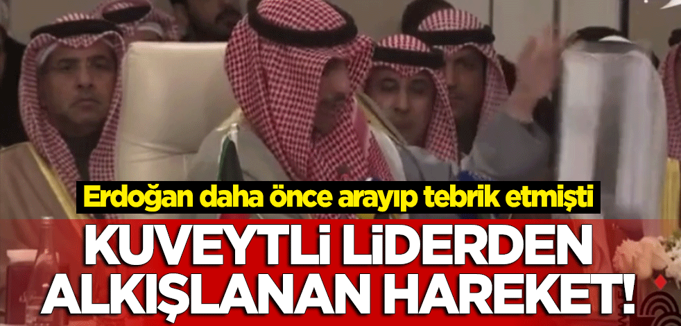 Kuveytli liderden alkışlanan hareket: Tarihin çöplüğünde yerini almıştır!