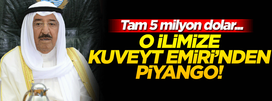 Kuveyt'ten Şanlıurfa’ya 5 milyon dolarlık hibe desteği!