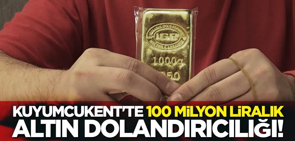 Kuyumcukent'te 100 milyon liralık altın dolandırıcılığı!