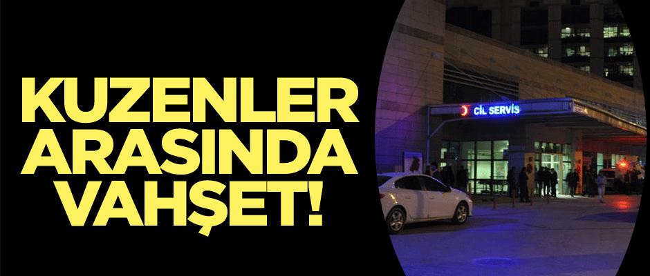 Kuzenler arasında vahşet!
