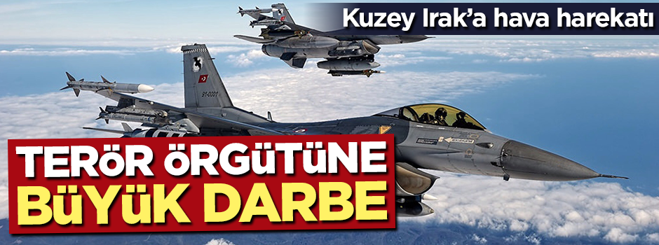 Kuzey Irak'a hava harekatı: 8 terörist öldürüldü