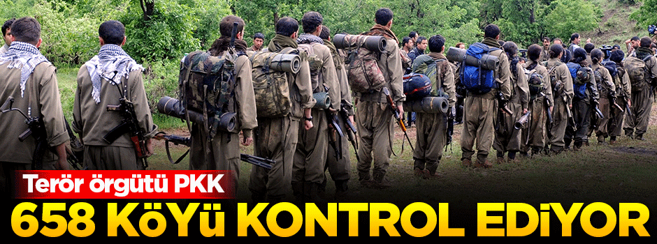 Kuzey Irak'ta 658 köy PKK’nın kontrolünde