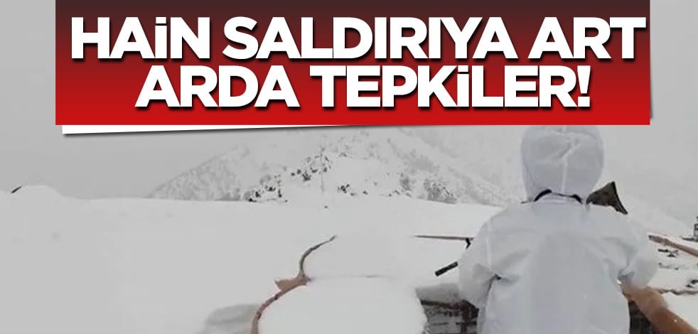 Kuzey Irak'tan hain saldırıya ilişkin Türkiye'nin en önemli bakanlarından art arda tepkiler, başsağlığı mesajları