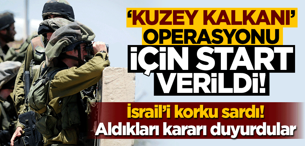 'Kuzey Kalkanı' operasyonu için start verildi! İsrail sığınaklar inşa etmeye başladı