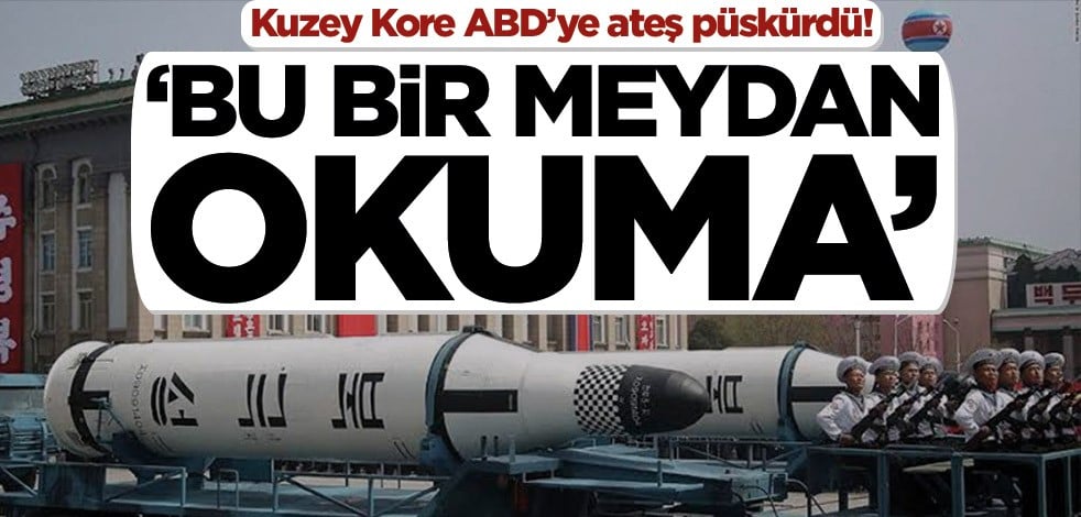 Kuzey Kore ABD’ye ateş püskürdü! ‘Bu bir meydan okuma’