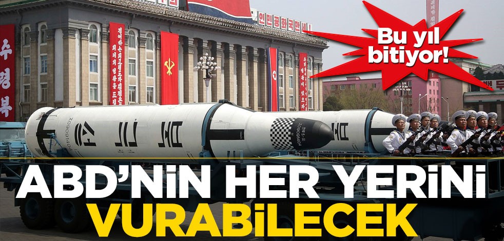 Kuzey Kore, ABD'ye ulaşabilecek nükleer silahları ateşleme tesisini bu yıl bitirecek!