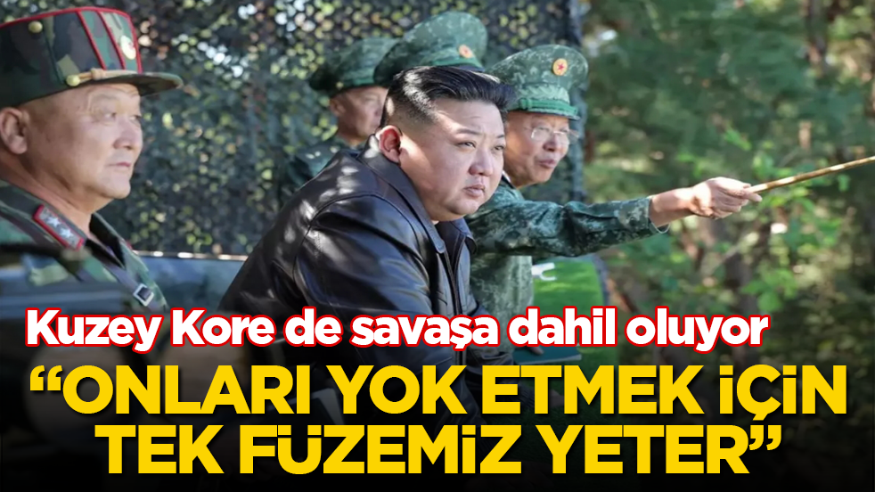 Kuzey Kore de savaşa dahil oluyor! “Onları yok etmek için tek füzemiz yeter” diyerek gözdağı verdiler