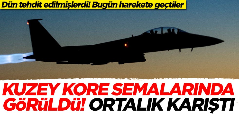 Kuzey Kore semalarında casus uçağı görüldü! Bakın hangi ülkeye ait