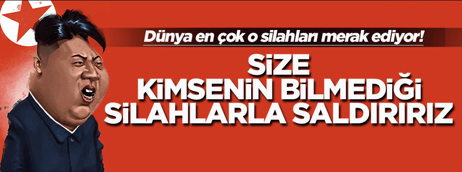 Kuzey Kore: Size kimsenin bilmediği silahlarla saldırırız