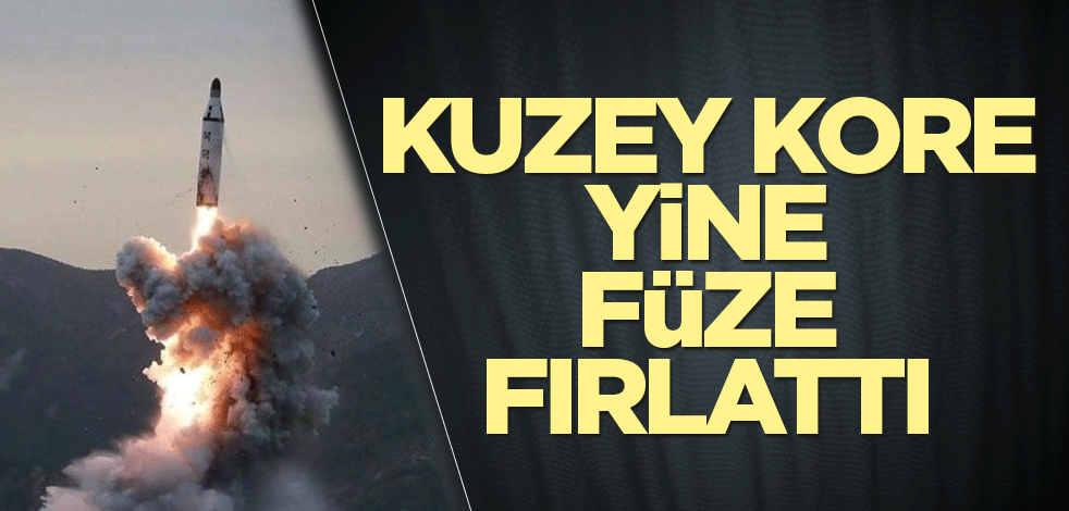 Kuzey Kore yine füze fırlattı
