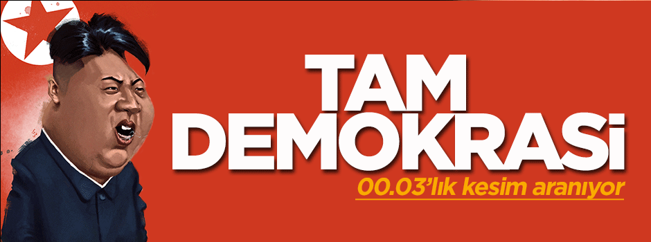 Kuzey Kore'de halkın yüzde 99.97'si sandığa gitti