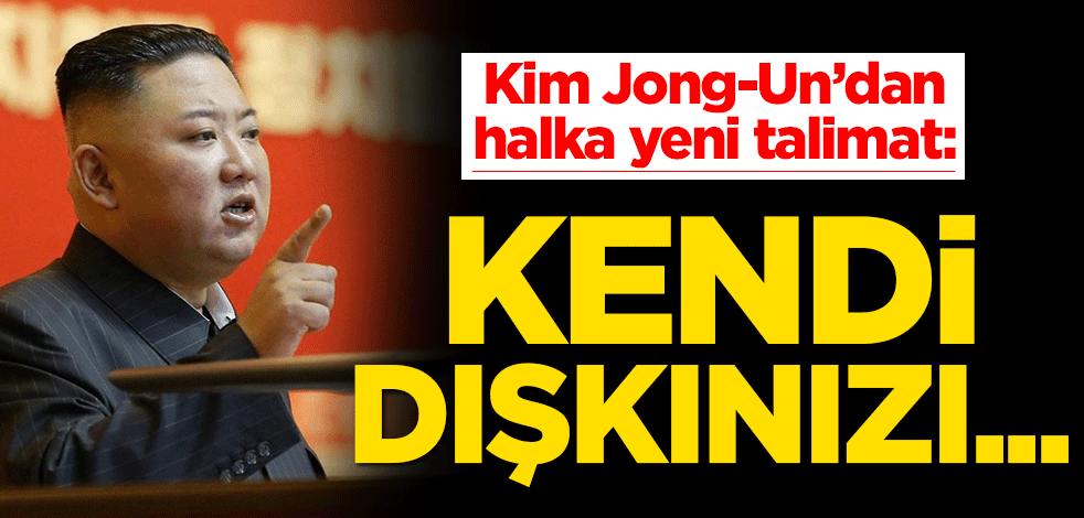 Kuzey Kore'de Kim Jong-Un'dan halkına yeni talimat: Kendi dışkınızı...