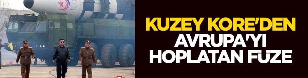 Kuzey Kore'den Avrupa'yı hoplatan füze